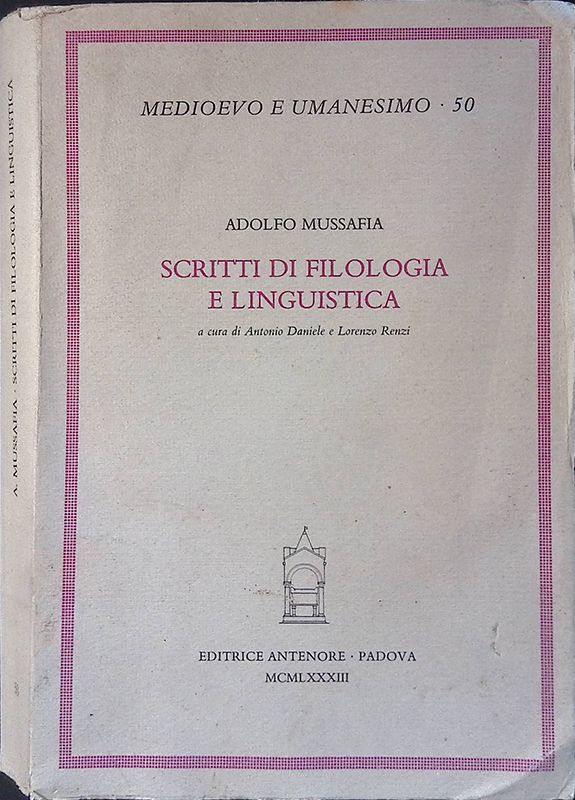 Scritti di filologia e linguistica