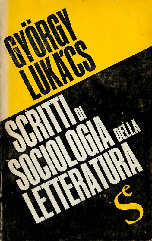 Scritti di sociologia della letteratura