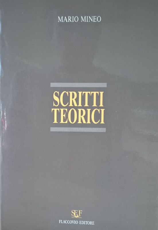 Scritti teorici. 1964-1987