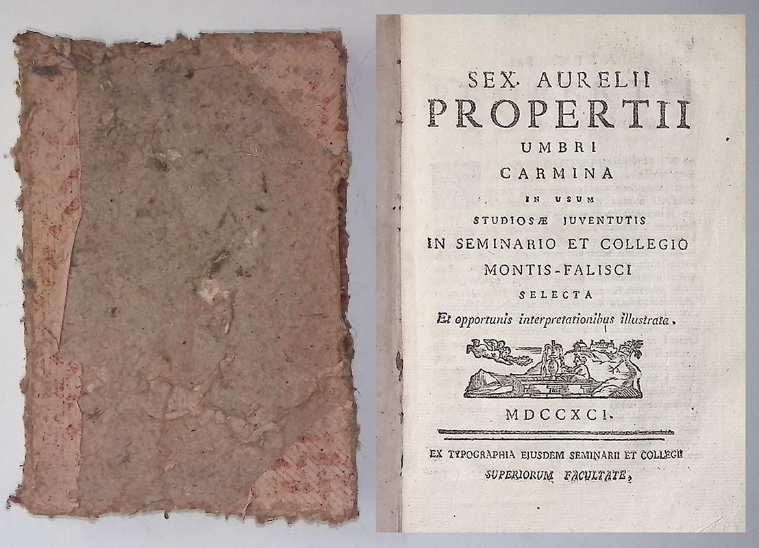 Sex. Aurelii Propertii Umbri Carmina in usum studiosae juventutis in …