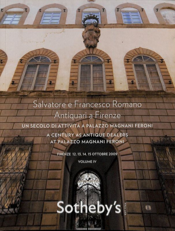 Sotheby's. Salvatore e Francesco Romano Antiquari a Firenze. Un Secolo …