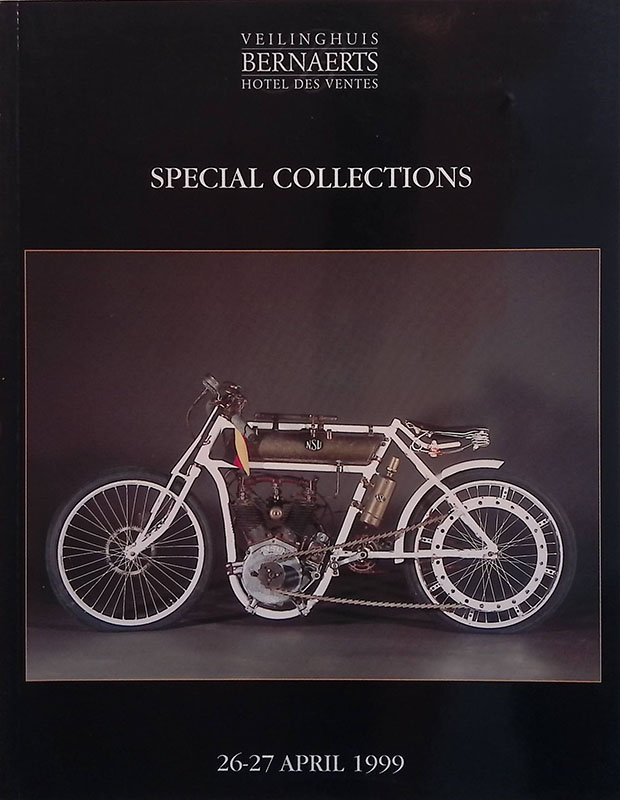 Special Collections. Fietsen, bi's, moto's, strip, parfumflesjes. 26-27 april 1999