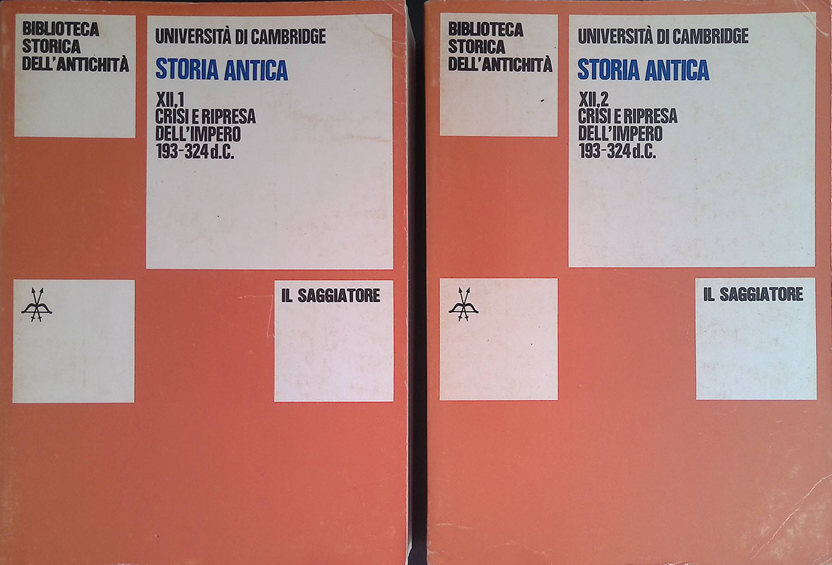 Storia Antica. Crisi e ripresa dell'Impero 193-324 d.C. vol. VIII-1, …