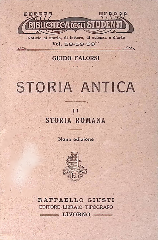 Storia antica. Vol.II Storia romana