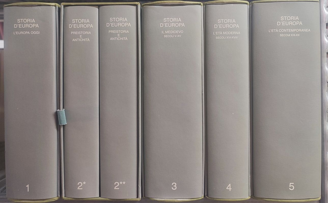 Storia d'Europa. 5 Volumi in 6 Tomi