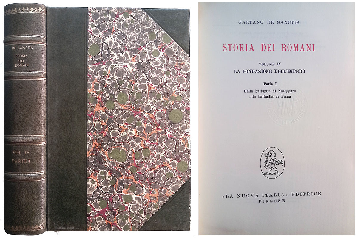 Storia dei romani. Volume IV La fondazione dell'Impero. Parte I …