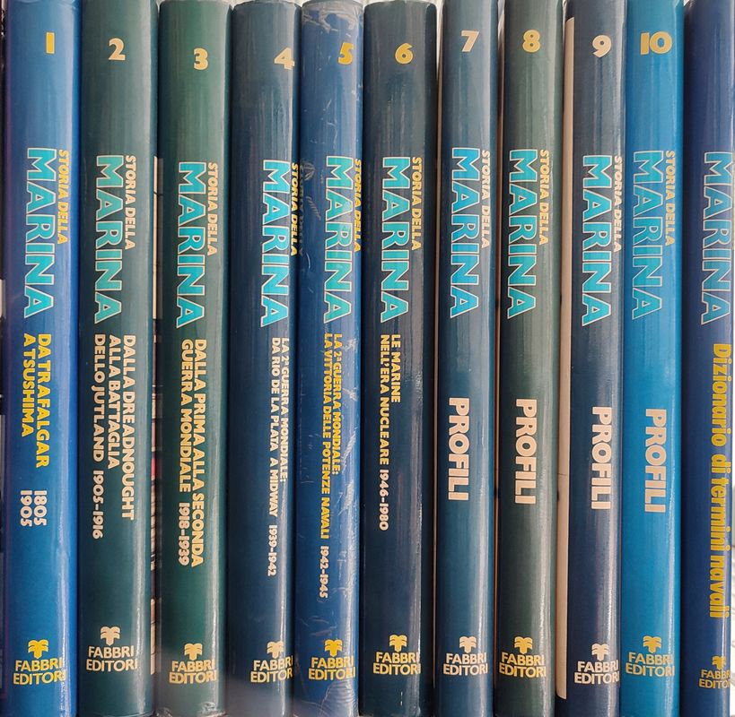 Storia della marina. 10 volumi