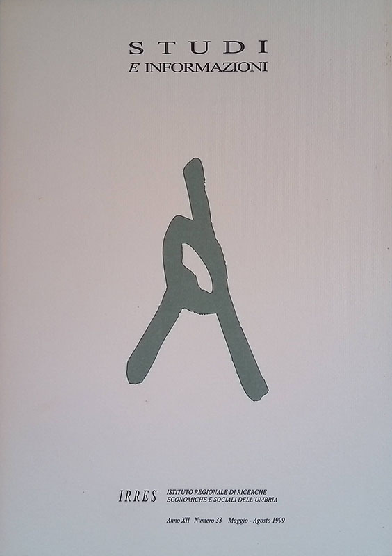 Studi e informazioni. Anno XII, n.33, maggio-agosto 1993