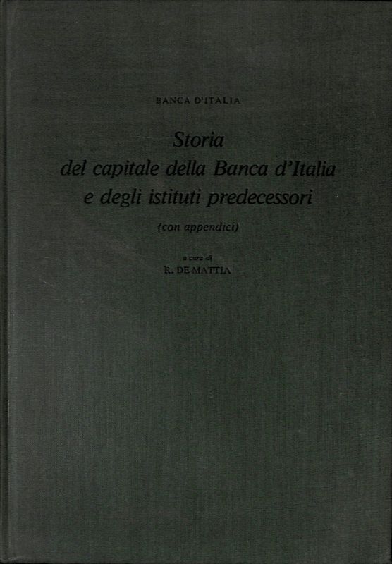 Studi e ricerche sulla moneta. Vol. III Tomo II. Storia …