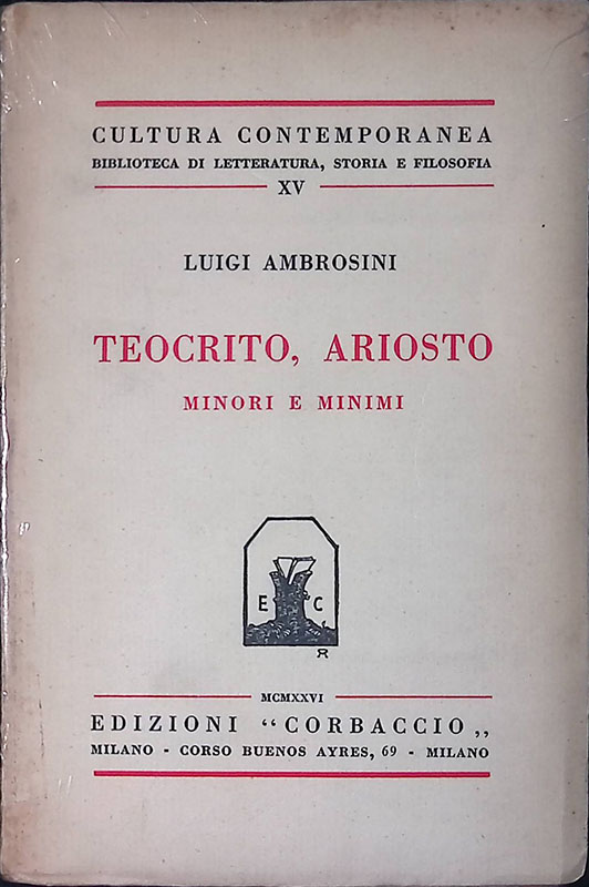 Teocrito, Ariosto. Minori e minimi