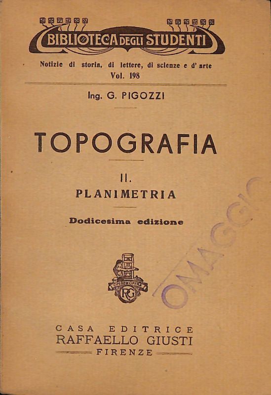 Topografia. Vol. II. Planimetria