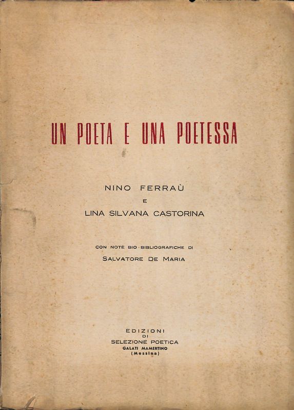 Un poeta e una poetessa