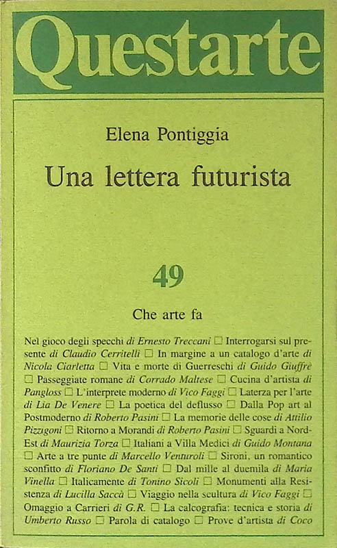 Una lettera futurista