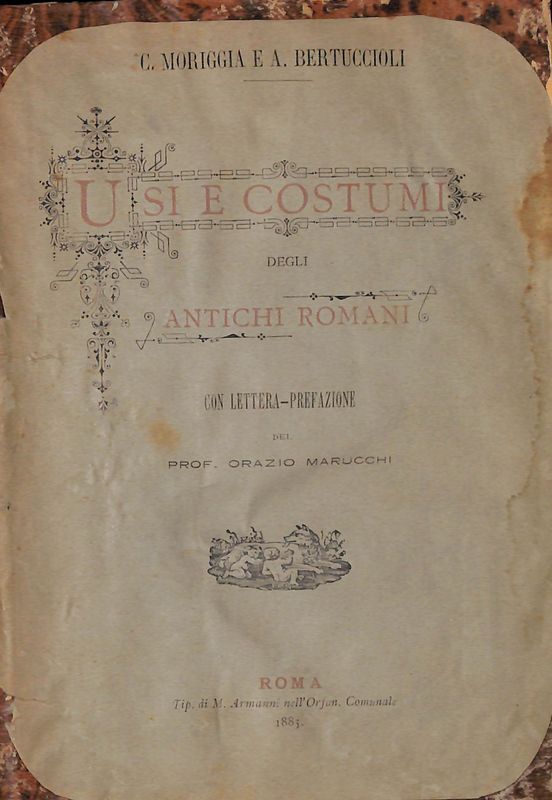 Usi e costumi degli antichi romani