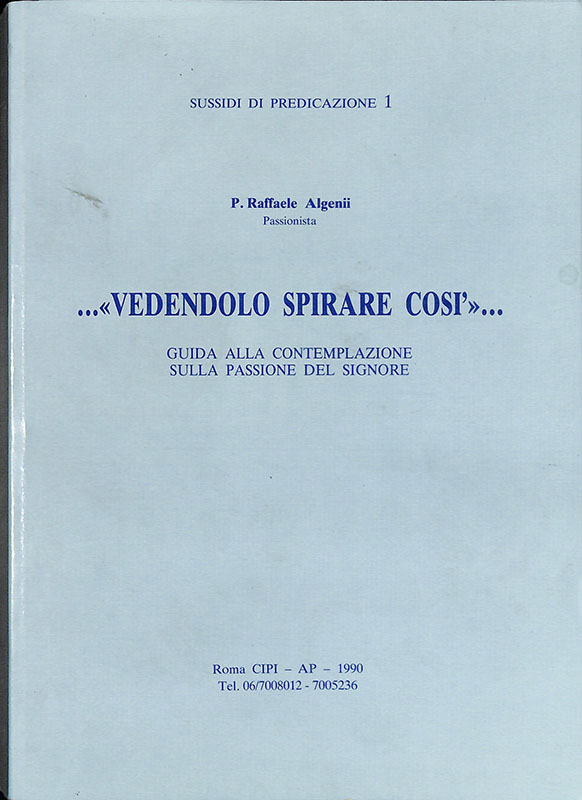 Vedendolo spirare così. Guida alla contemplazione sulla passione del Signore
