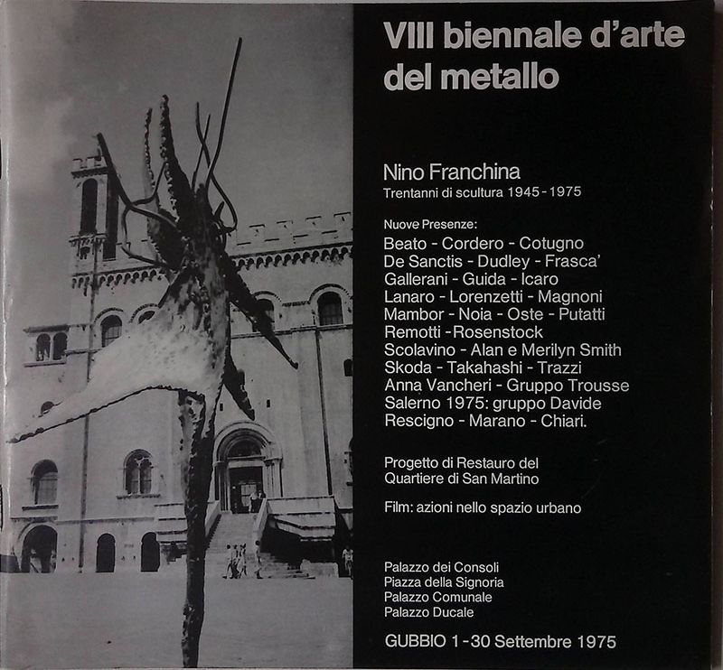 VIII biennale d'arte del metallo