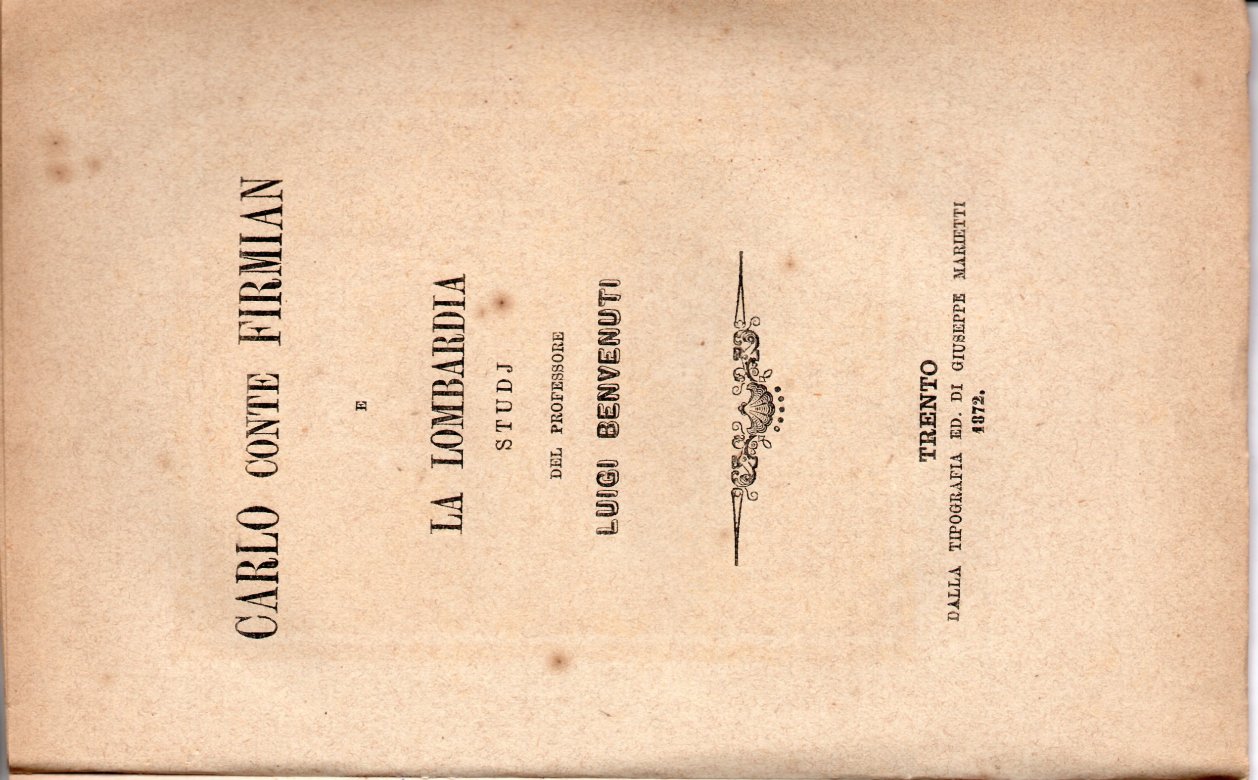 Carlo conte Firmian e la Lombardia. Studi del professore Luigi …