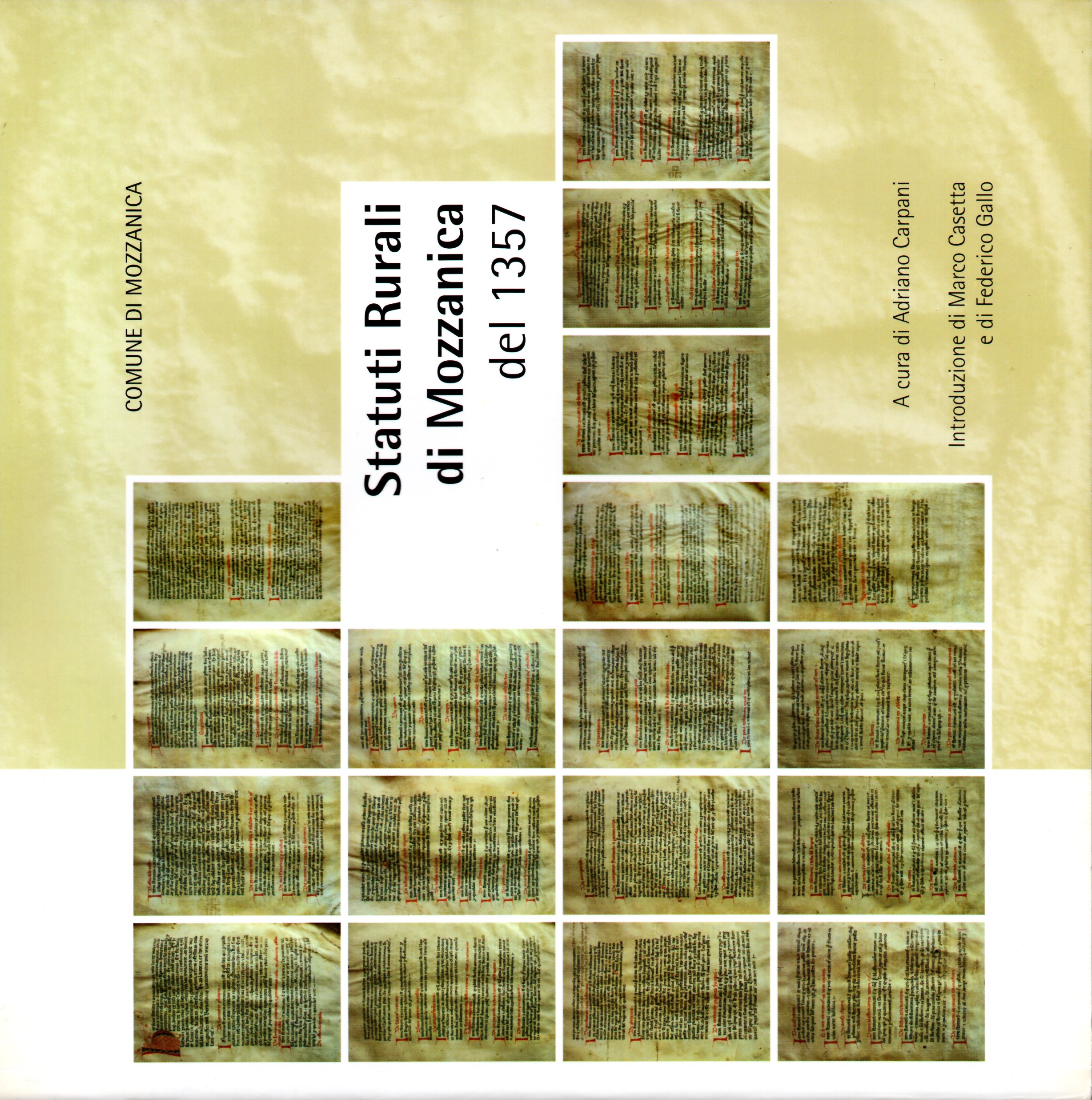 Statuti rurali di Mozzanica del 1357