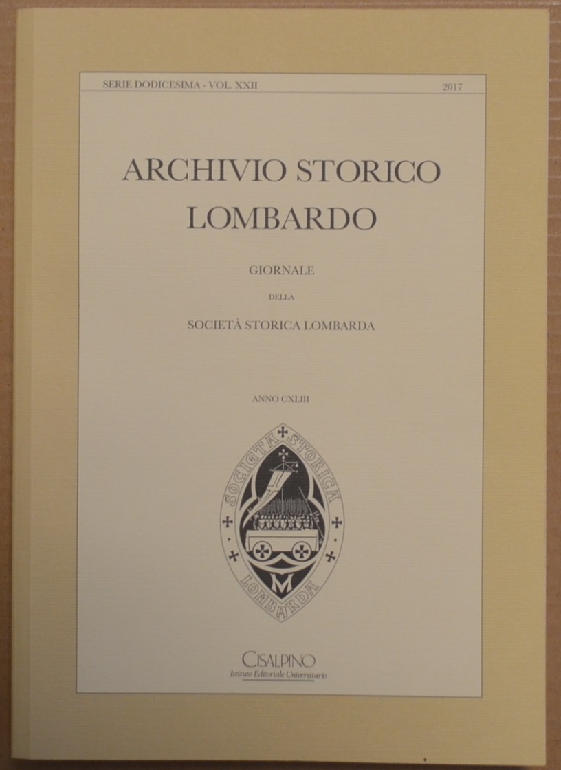 Archivio Storico Lombardo 2017