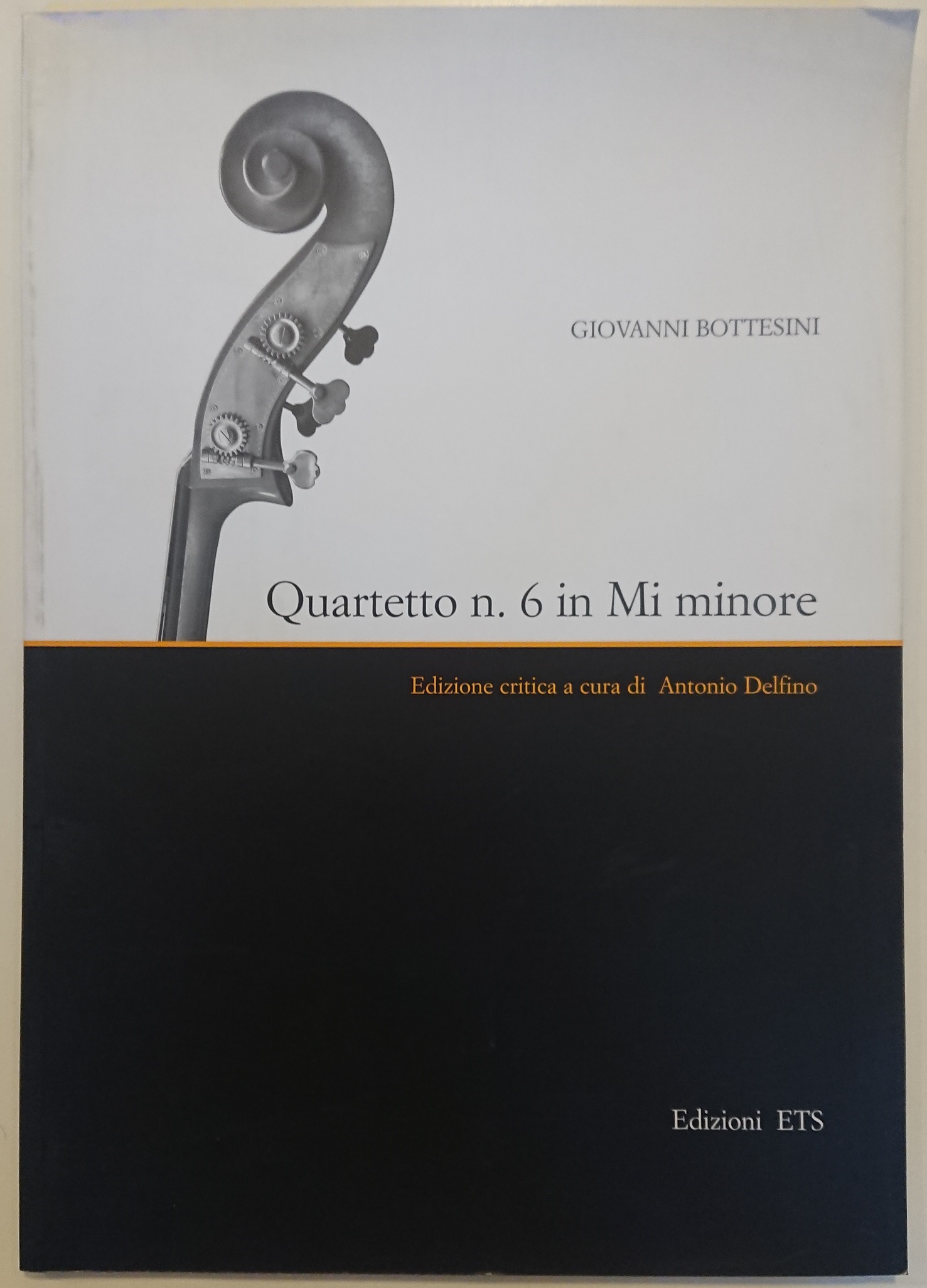Quartetto n. 6 in Mi minore, edizione critica a cura …