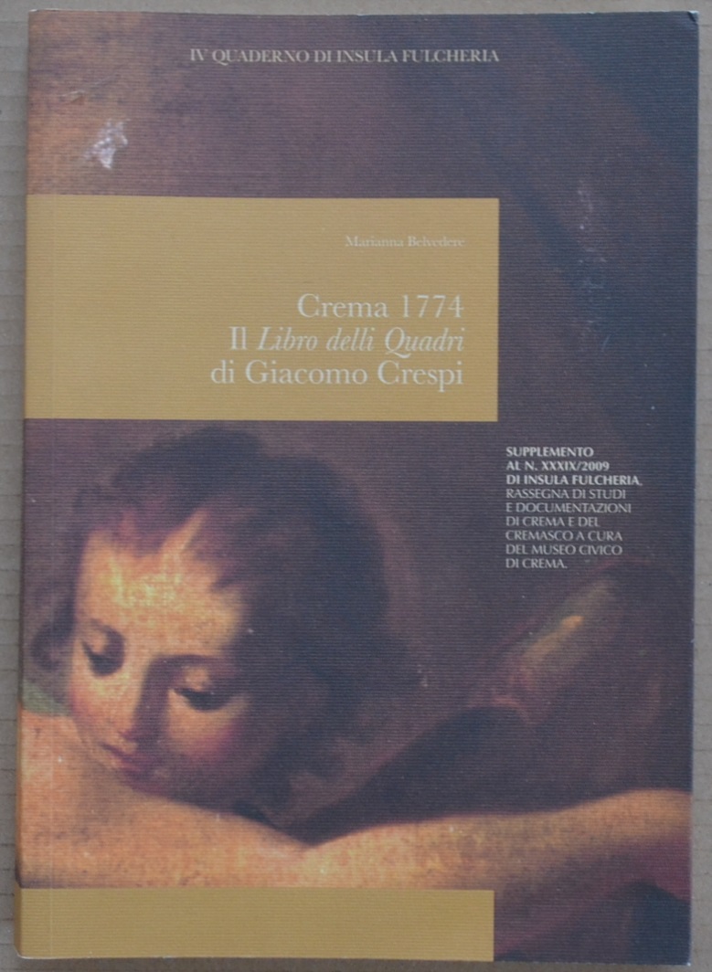 Crema 1774. Il Libro delli Quadri di Giacomo Crespi