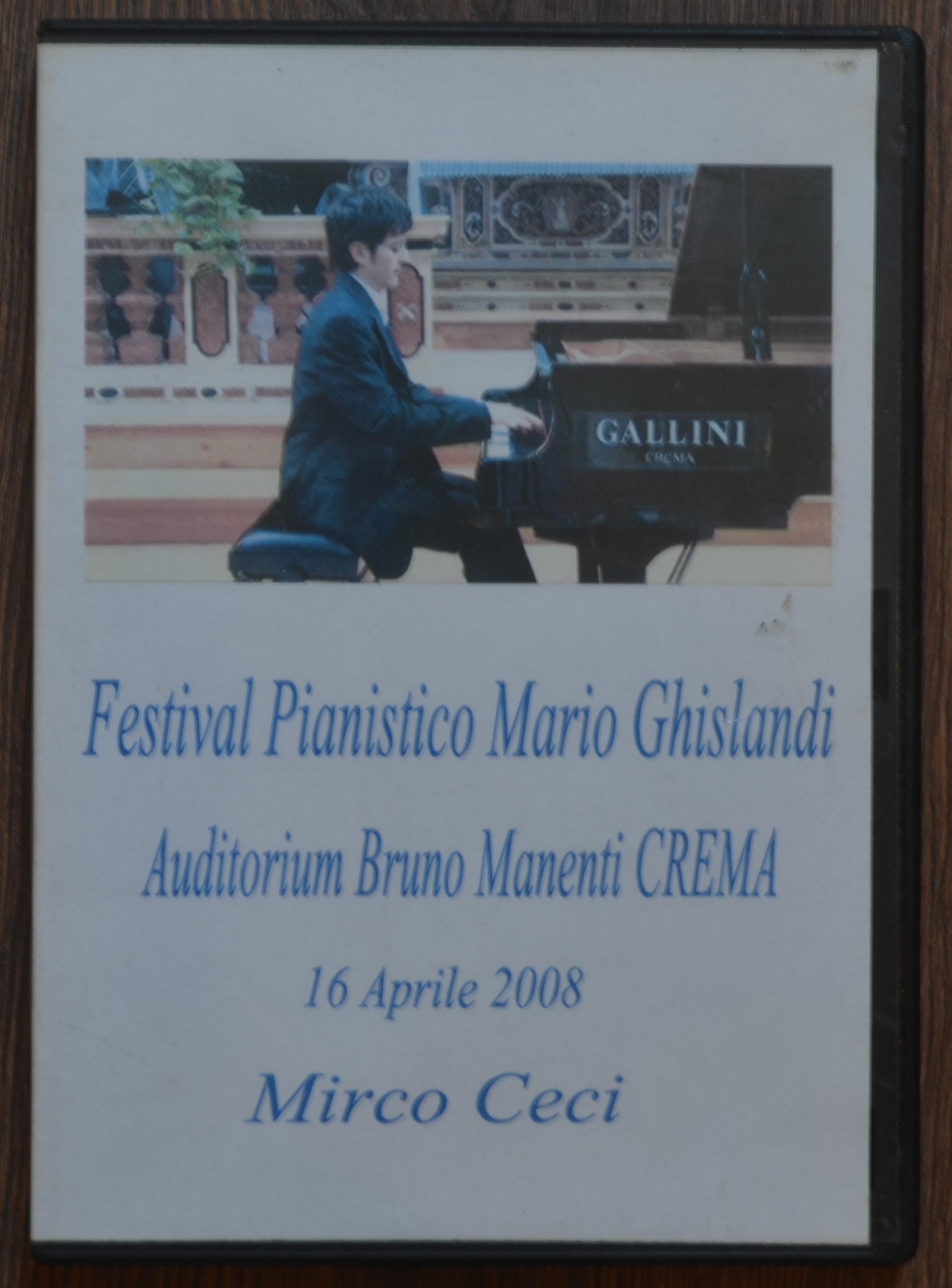 Festival pianistico Mario Ghislandi 16 aprile 2008