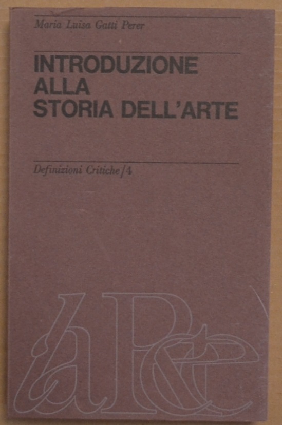 Introduzione alla storia dell'arte