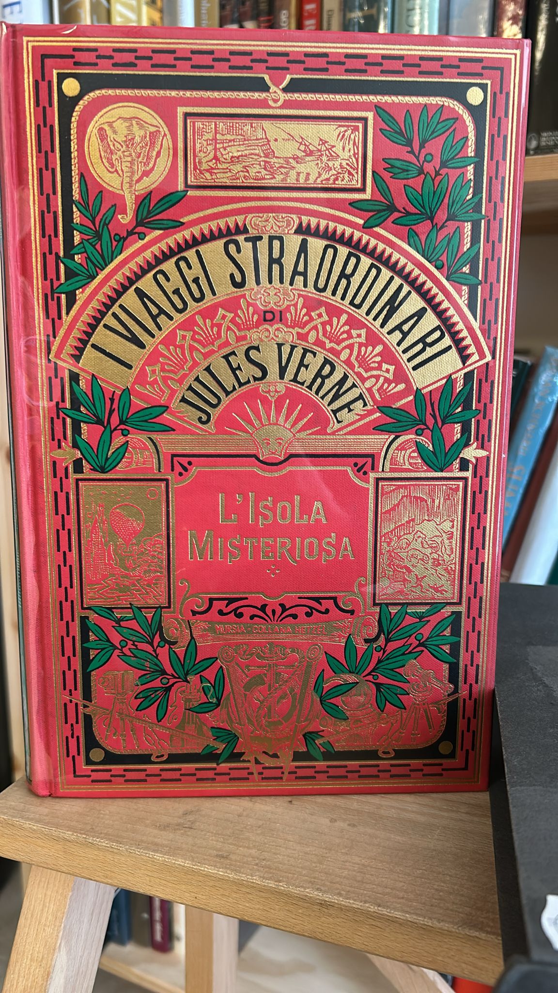 I VIAGGI STRAORDINARI di JULES VERNE. L'ISOLA MISTERIOSA - HETZEL …