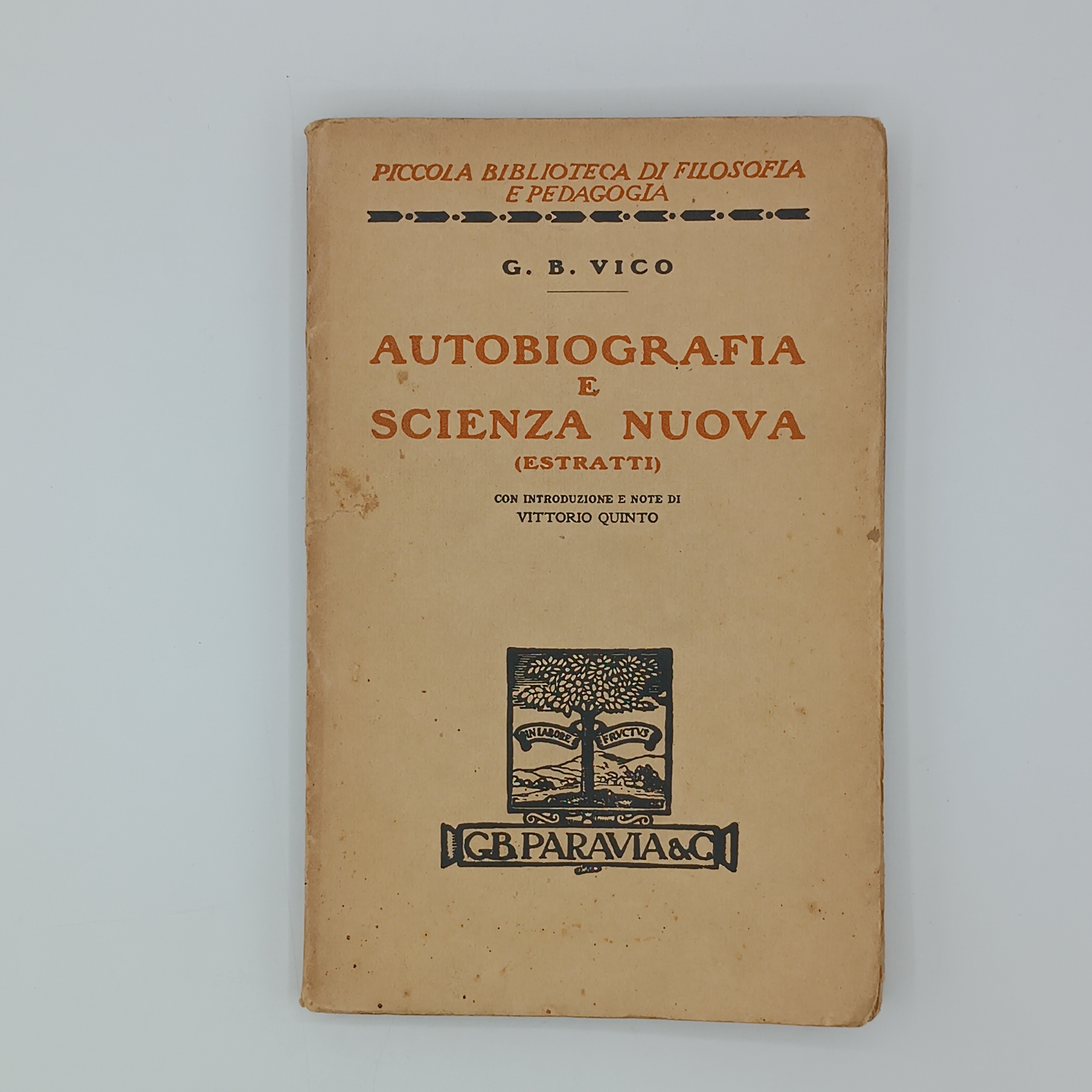 Autobiografia e scienza nuova (Estratti)