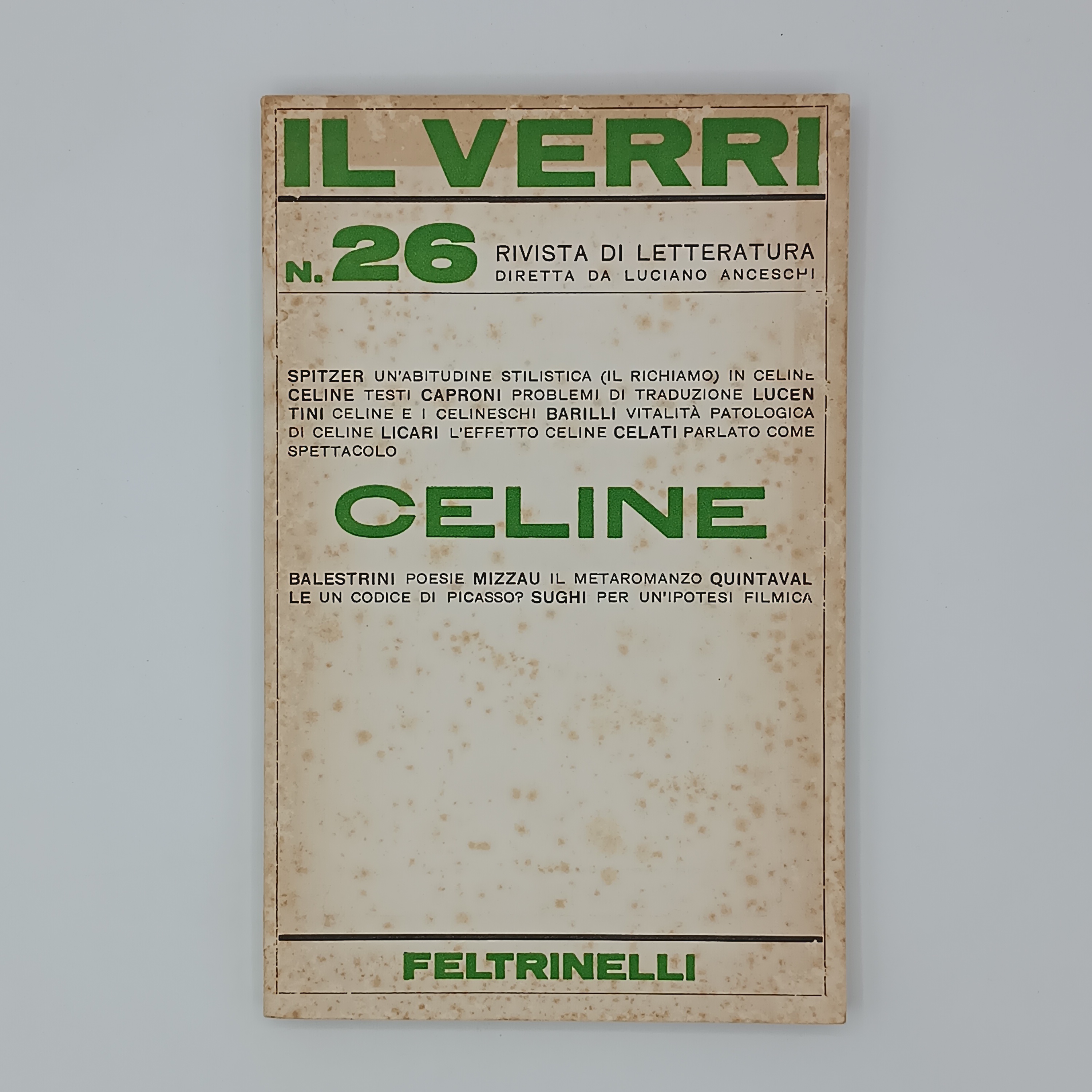 Il Verri n.26 - Celine (4a serie)