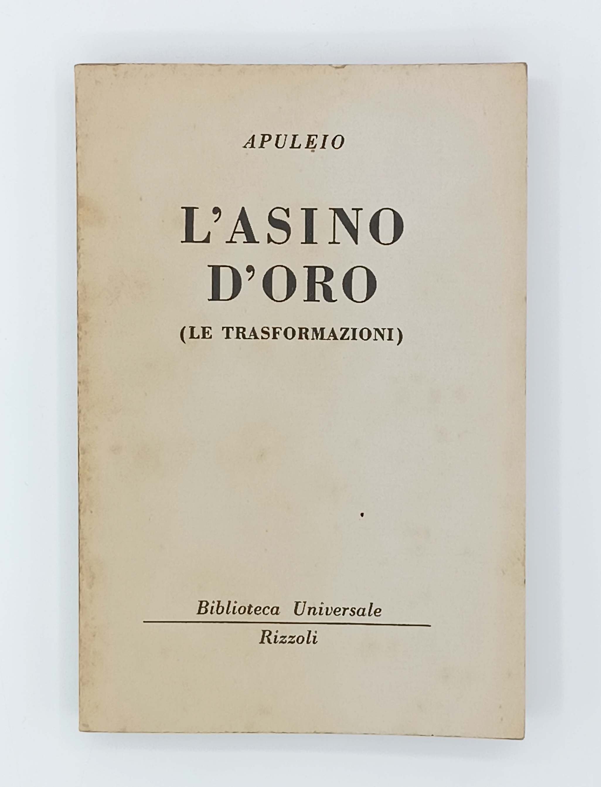 L'asino d'oro (Le trasformazioni)