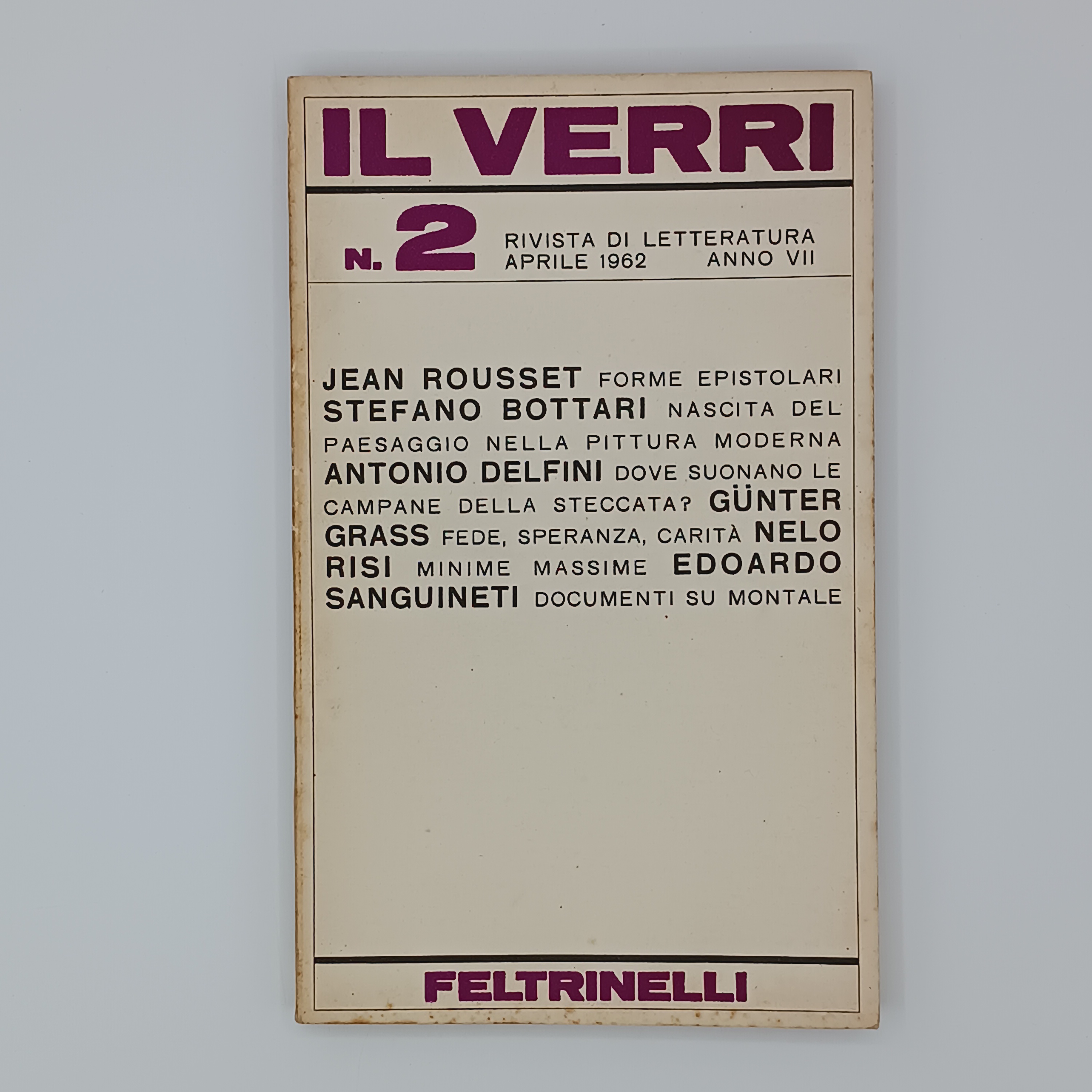 Il Verri n.2 (3a serie)