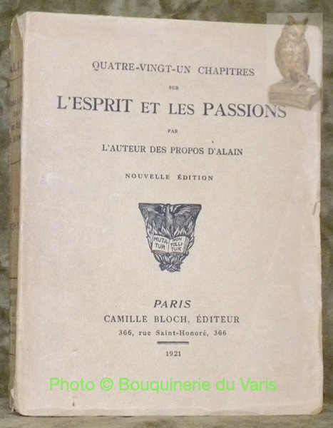 Quatre-vingt-un chapitres sur l'esprit et les passions par l'auteur des …