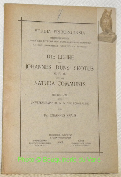 Die Lehre des Johannes Duns Skotus O, F. M. von …