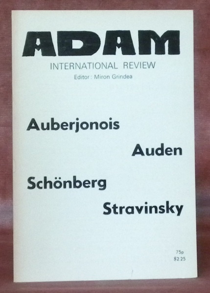 ADAM International review. N° 379 - 384, 1973 - 74. …