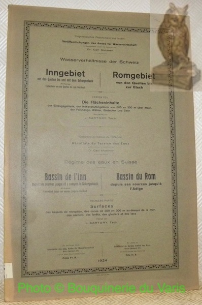 Wasserverhältnisse der Schweiz.Inngebiet von den Quellen bis und mit Schergenbach. …