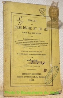 Empoi de l’eau-de-vie et du sel pour la guérison des …