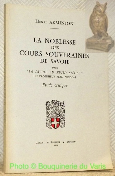 La noblesse des cours souveraines de Savoie dans “La Savoie …