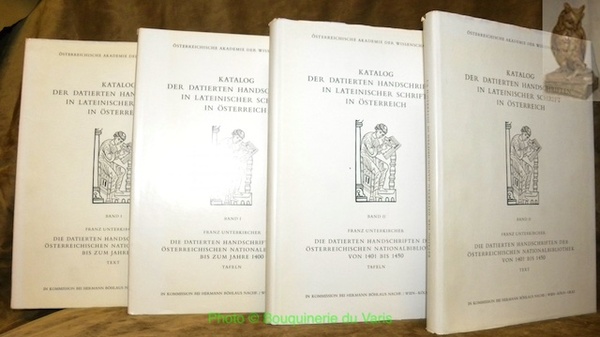 Katalog der datierten Handschriften in lateinischer Schrift in Österreich. 4 …