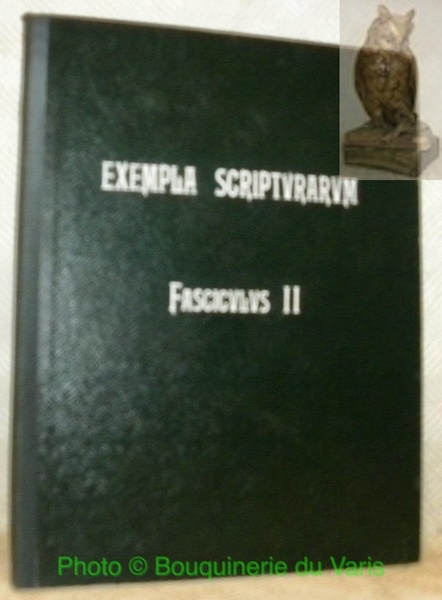 Exempla Scripturarum Edita Consilio et Opera Procuratorum Bibliothecae et Tabularii …