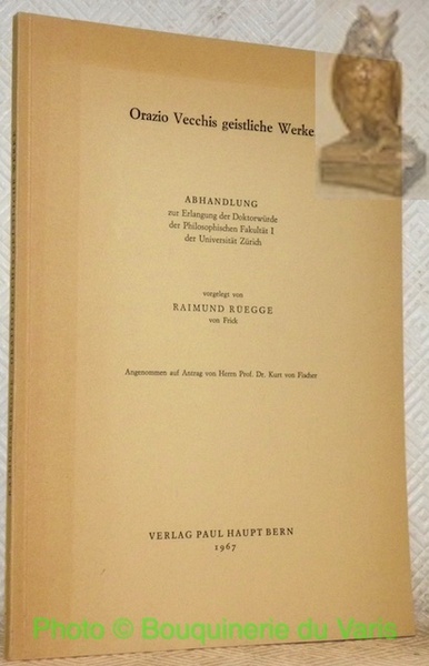 Orazio Vecchis geistliche Werke. Diss.