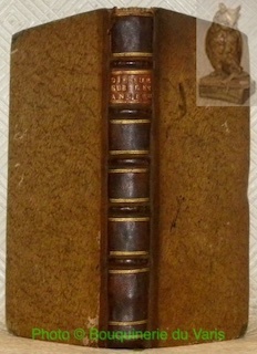 Discours sur les anciens.