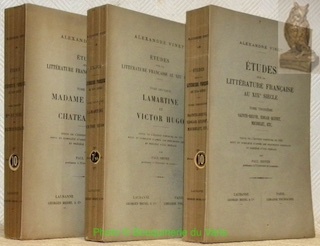 Etudes sur la littérature française au XIXe siècle. (3 Volumes). …