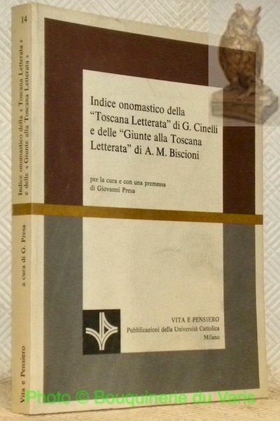 Indice onomastico della " Toscana Letterata" di G. Cinelli e …