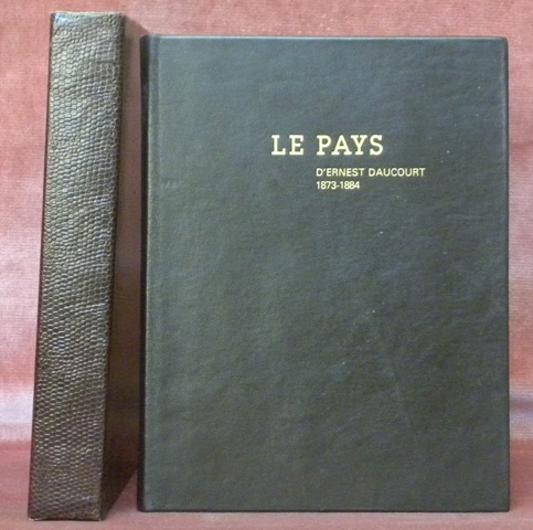 Le pays d’Ernest Daucourt 1873-1884. Préface de Roland Ruffieux.