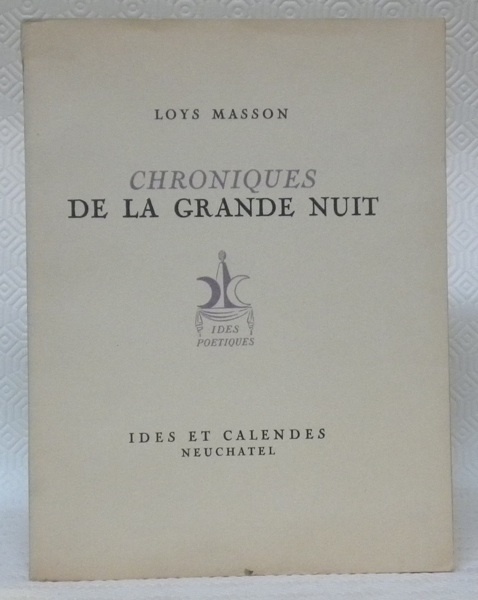 Chroniques de la grande nuit.