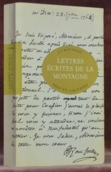 Lettres écrites de la montagne. Préface de Henri Guillemin. Collection …