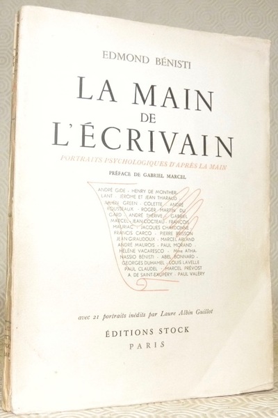 La main de l’écrivain. Portraits psychologiques d’après la main. Préface …