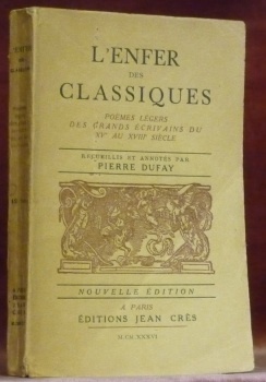 L’enfer des classiques. Poèmes légers des grands écrivains du XVe …