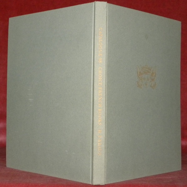 A Selection of choice French Books. Catalogue 98.